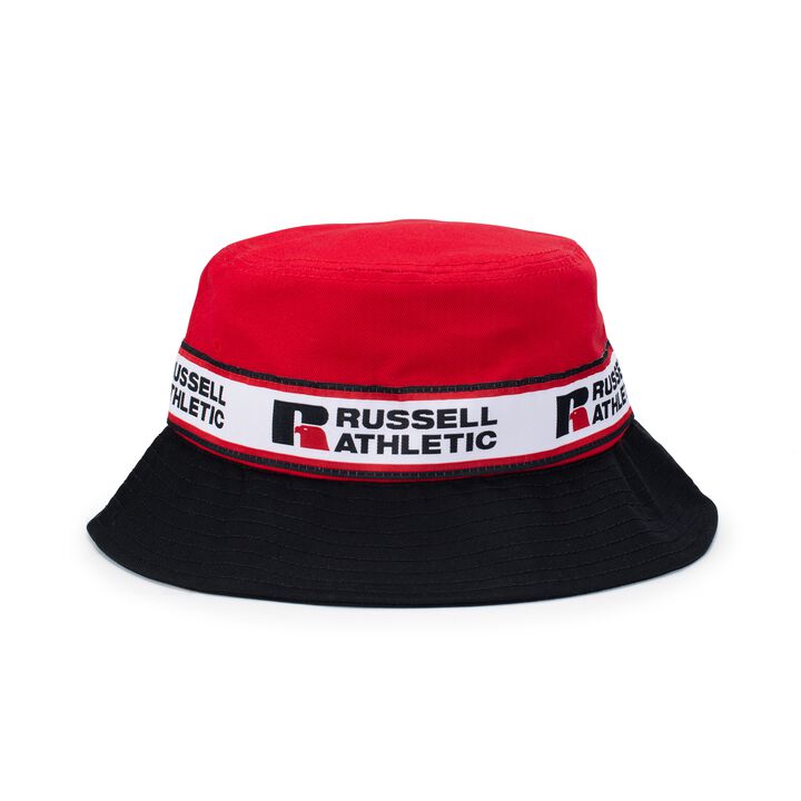 Taping Bucket Hat (Black/Red) BLACK/RED